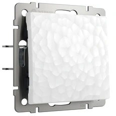 Изображение Выключатель одноклавишный проходной Hammer (белый) W1212001